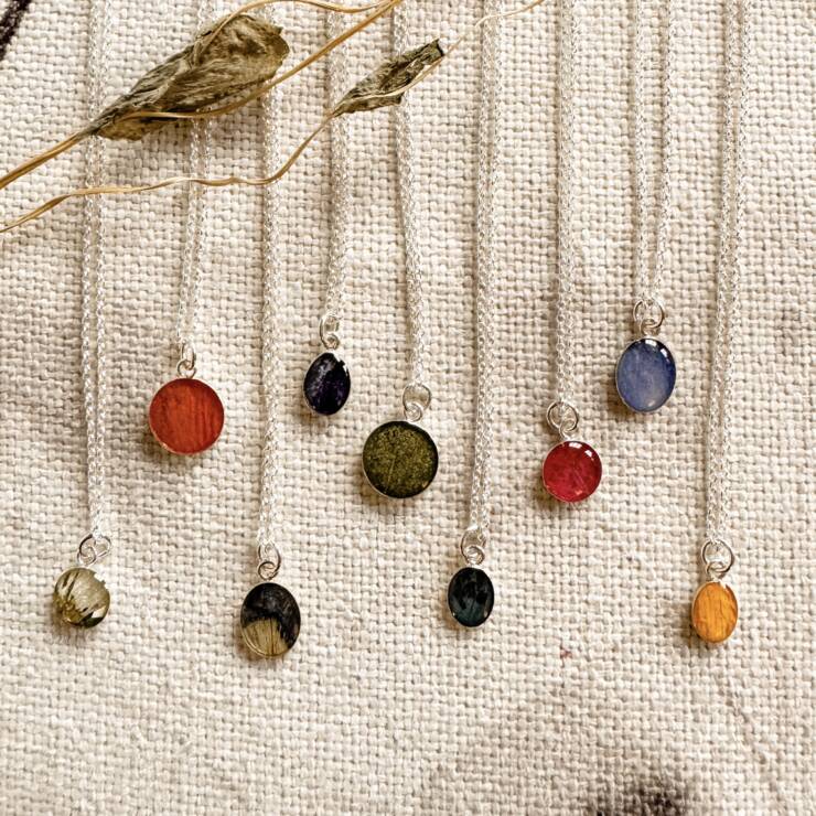 Flora Sterling Silver Necklaces