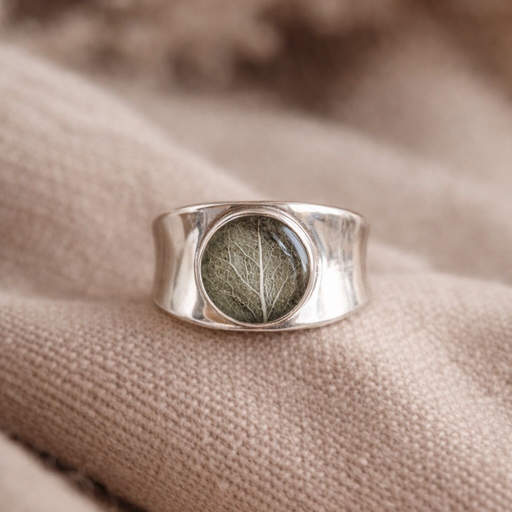 Eucalyptus Chunky Ring - Square